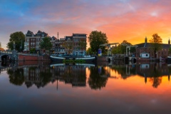 View on Amstel (east side) in Amsterdam, 2021 20422 x 5277 pixel