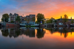 View on Amstel (east side) in Amsterdam, 2021 19851 x 5277 pixel